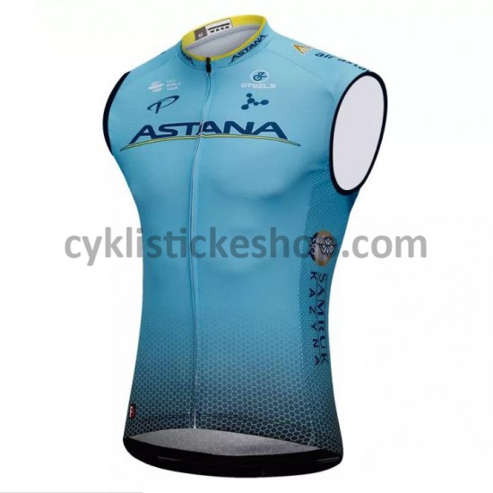 Cyklistický Dres bez Rukávů 2018 Astana Pro Team M001