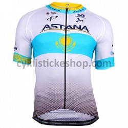 Cyklistický Dres s Krátkým Rukávem 2018 Astana Pro Team M002