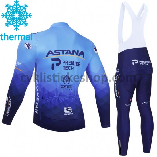 Cyklistický Bib Thermo Set 2021 Astana–Premier Tech M001