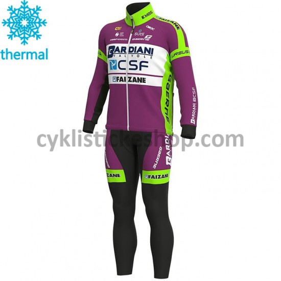 Cyklistický Bib Thermo Set 2020 Bardiani–CSF M001