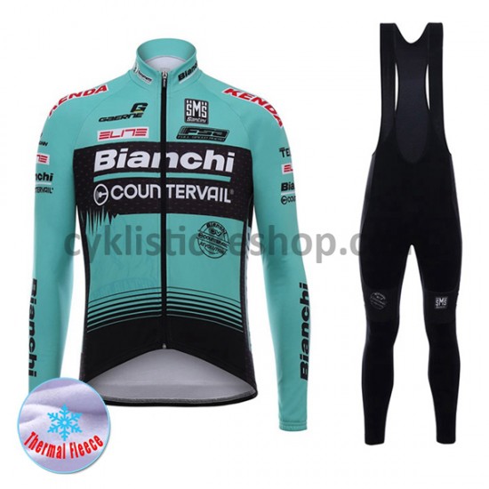 Cyklistický Bib Thermo Set 2017 Bianchi Countervail M001
