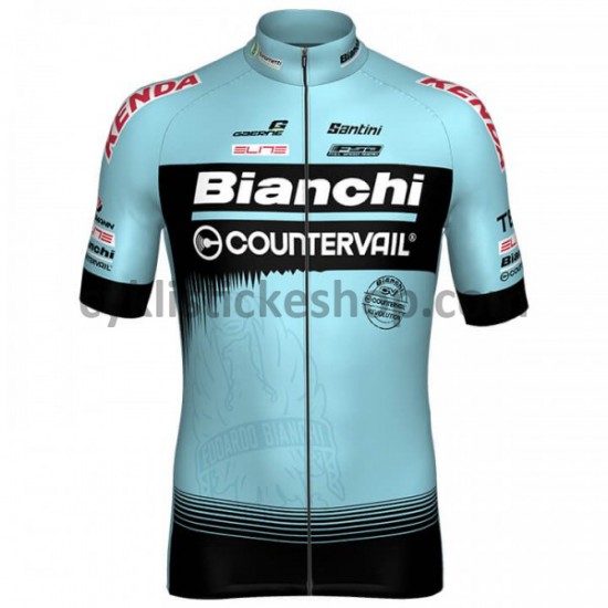 Cyklistický Dres s Krátkým Rukávem 2018 Bianchi Countervail M001