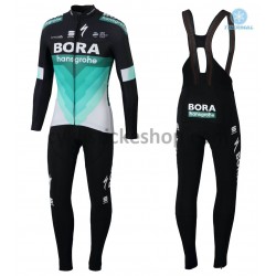Cyklistický Bib Thermo Set 2018 Bora Hansgrohe M001