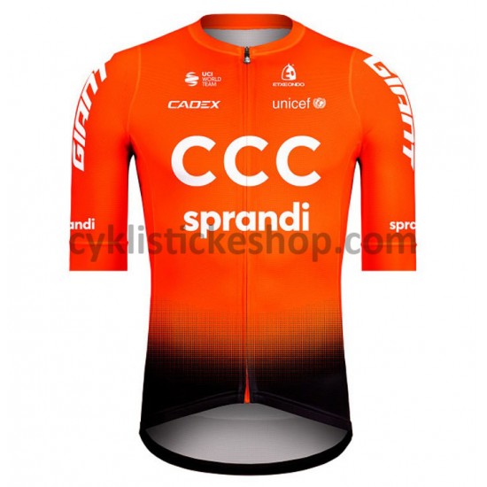 Cyklistický Dres s Krátkým Rukávem 2020 CCC Pro Team M001