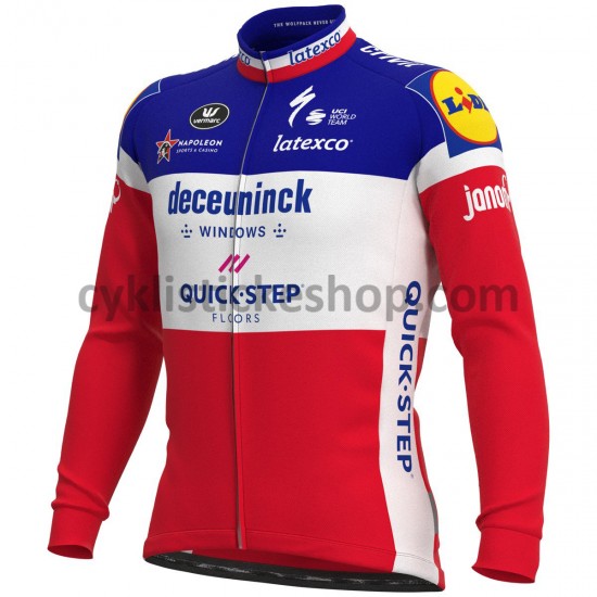 Cyklistický Dres s Dlouhými Rukávy 2021 Deceuninck–Quick-Step M001