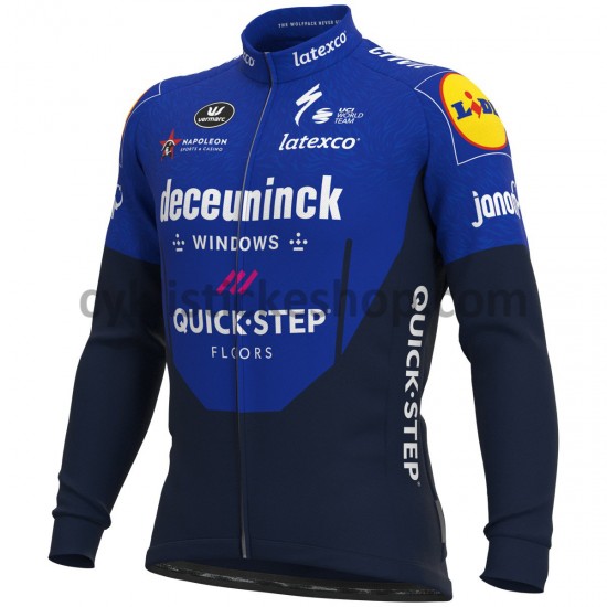 Cyklistický Dres s Dlouhými Rukávy 2021 Deceuninck–Quick-Step M003