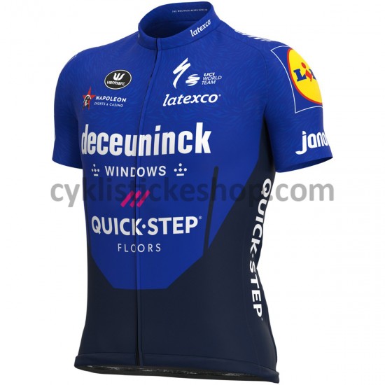 Cyklistický Dres s Krátkým Rukávem 2021 Deceuninck–Quick-Step M003