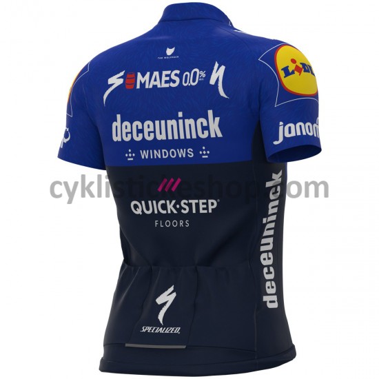 Cyklistický Dres s Krátkým Rukávem 2021 Deceuninck–Quick-Step M003