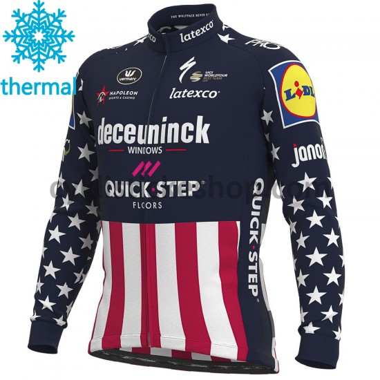 Thermo Cyklistický Dres 2021 Deceuninck–Quick-Step M004