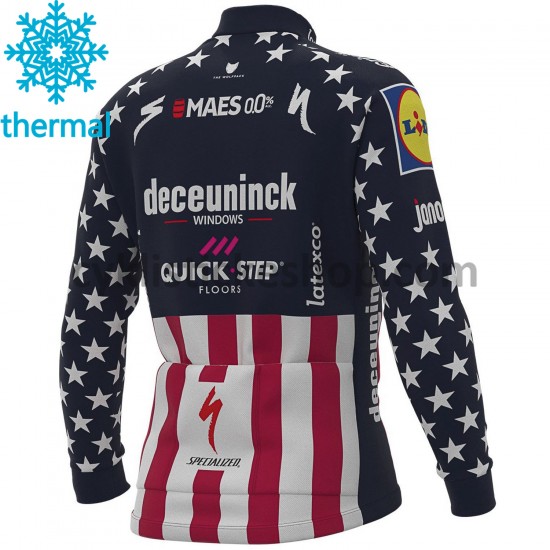 Thermo Cyklistický Dres 2021 Deceuninck–Quick-Step M004