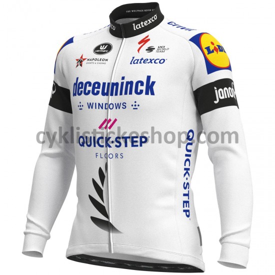 Cyklistický Dres s Dlouhými Rukávy 2021 Deceuninck–Quick-Step M006