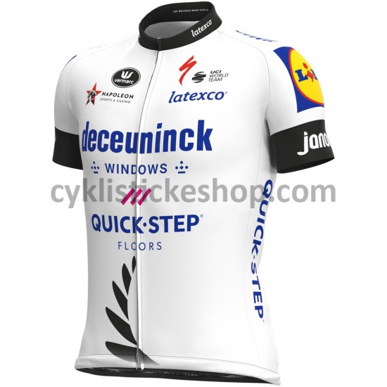 Cyklistický Dres s Krátkým Rukávem 2021 Deceuninck–Quick-Step M006