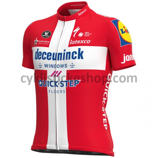 Cyklistický Dres s Krátkým Rukávem 2021 Deceuninck–Quick-Step M007