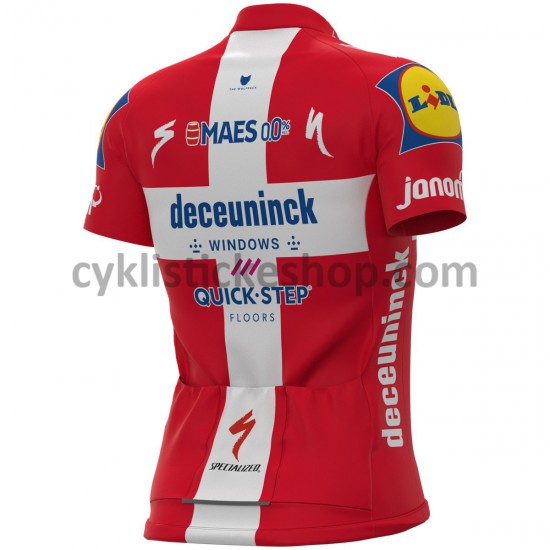 Cyklistický Dres s Krátkým Rukávem 2021 Deceuninck–Quick-Step M007