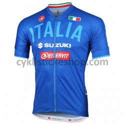 Cyklistický Dres s Krátkým Rukávem 2018 Italie M001