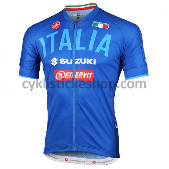 Cyklistický Dres s Krátkým Rukávem 2018 Italie M001