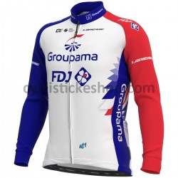 Cyklistický Dres s Dlouhými Rukávy 2021 Groupama-FDJ M001