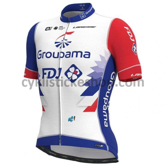 Cyklistický Dres s Krátkým Rukávem 2021 Groupama-FDJ M001