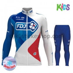 Cyklistický Thermo Set 2017 FDJ Dětský M001