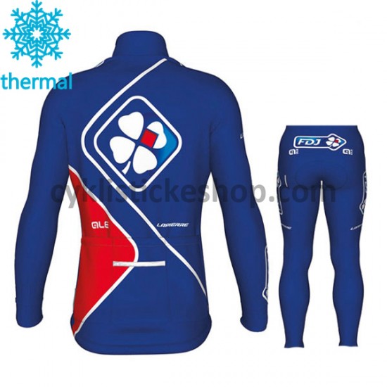 Cyklistický Thermo Set 2017 FDJ Dětský M002