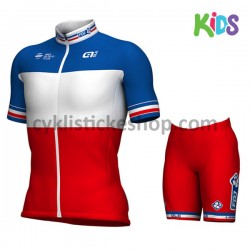 Cyklistický Komplet 2017 FDJ Dětský M003