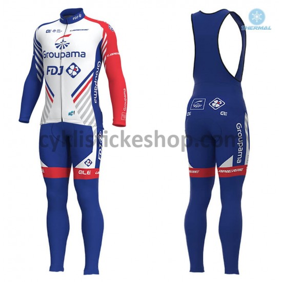 Cyklistický Bib Thermo Set 2018 FDJ M001
