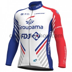 Cyklistický Dres s Dlouhými Rukávy 2018 FDJ M001