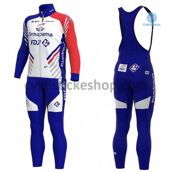 Cyklistický Bib Thermo Set 2020 Groupama–FDJ M001