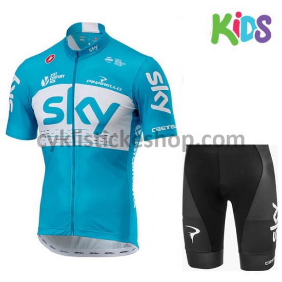Cyklistický Komplet 2018 Team Sky Dětský M002