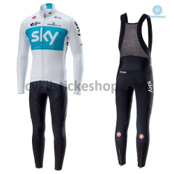 Cyklistický Bib Thermo Set 2018 Team Sky M001
