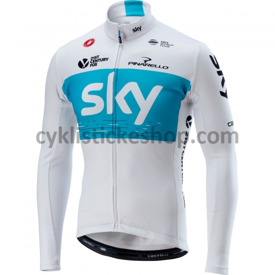Cyklistický Dres s Dlouhými Rukávy 2018 Team Sky M001