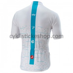 Cyklistický Dres s Krátkým Rukávem 2018 Team Sky M001