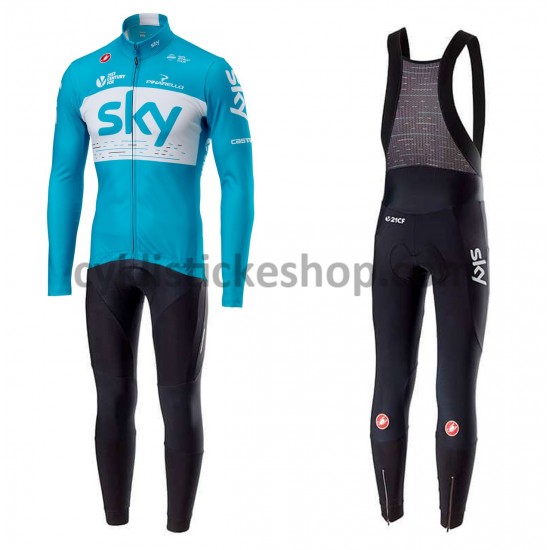 Cyklistický Bib Set 2018 Team Sky M002