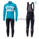 Cyklistický Bib Thermo Set 2018 Team Sky M002