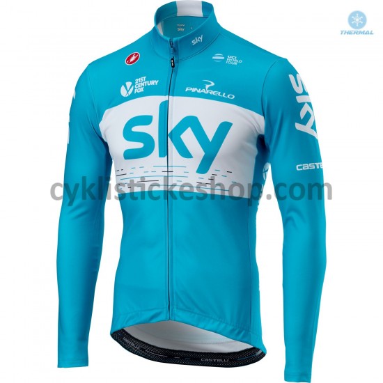 Cyklistický Bib Thermo Set 2018 Team Sky M002