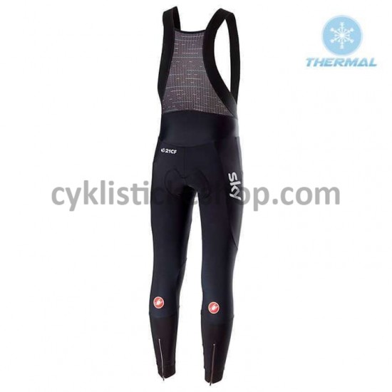 Cyklistický Bib Thermo Set 2018 Team Sky M002