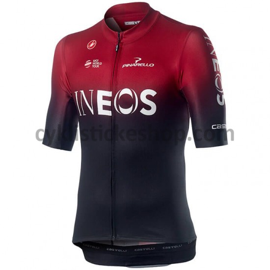 Cyklistický Dres s Krátkým Rukávem 2019 TEAM INEOS M001
