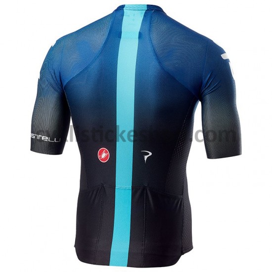 Cyklistický Dres s Krátkým Rukávem 2019 Team Sky M001