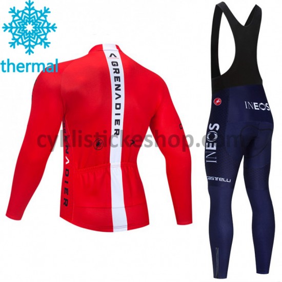 Cyklistický Bib Thermo Set 2021 Ineos Grenadiers M005