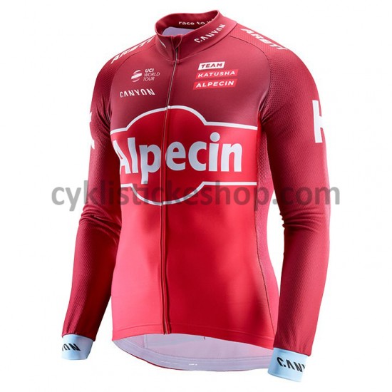 Cyklistický Dres s Dlouhými Rukávy 2017 Team Katusha-Alpecin M001