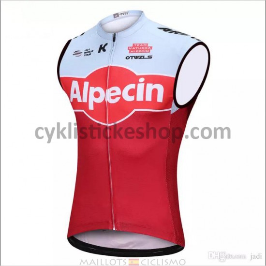 Cyklistický Dres bez Rukávů 2018 Katusha-Alpecin M001