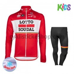 Cyklistický Thermo Set 2017 Lotto Soudal Dětský M001