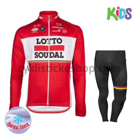 Cyklistický Thermo Set 2017 Lotto Soudal Dětský M001
