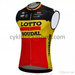 Cyklistický Dres bez Rukávů 2018 Lotto Soudal M003