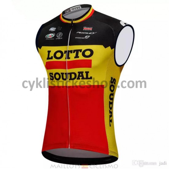 Cyklistický Dres bez Rukávů 2018 Lotto Soudal M003