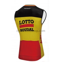 Cyklistický Dres bez Rukávů 2018 Lotto Soudal M003