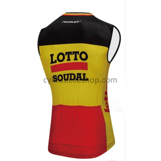 Cyklistický Dres bez Rukávů 2018 Lotto Soudal M003