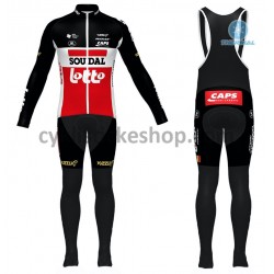 Cyklistický Bib Thermo Set 2020 Lotto Soudal M001