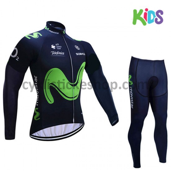Cyklistický Set 2017 Movistar Team Dětský M001