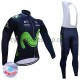 Cyklistický Bib Thermo Set 2017 Movistar Team M001